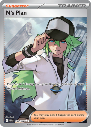 N's Plan – 163/086 – Ultra Rare – Black Bolt – Pokemon TCG