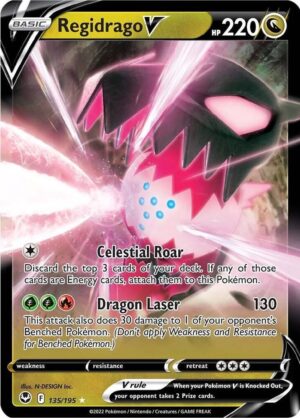 Regidrago V 135/195 - Ultra Rare - Silver Tempest - Pokemon TCG