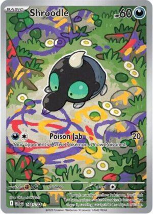 Shroodle 149/132 - Illustration Rare - Mega Evolution - Pokemon TCG