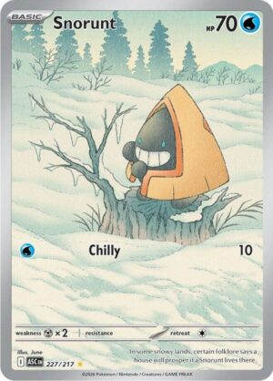 Snorunt 227/217 - Illustration Rare - Ascended Heroes - Pokémon TCG
