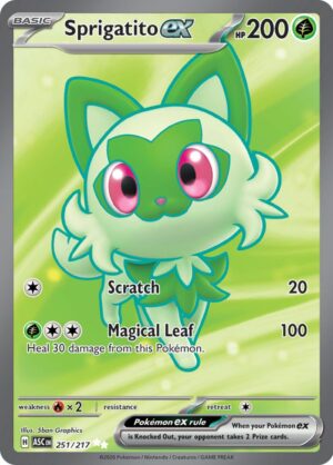 Sprigatito ex 251/217 – Ultra Rare – Ascended Heroes – Pokemon TCG