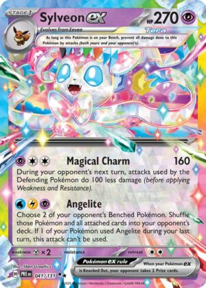 Sylveon ex 041/131 – Double Rare – Prismatic Evolutions – Pokémon TCG
