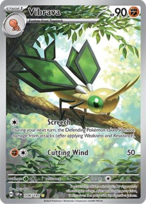 Vibrava 206/191 - Illustration Rare - Surging Sparks - Pokemon TCG