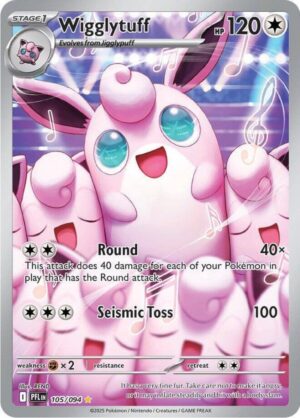 Wigglytuff 105/094 - Illustration Rare - Phantasmal Flames - Pokemon TCG