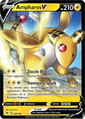 Ampharos V 049/185 - Ultra Rare - Vivid Voltage - Pokemon TCG