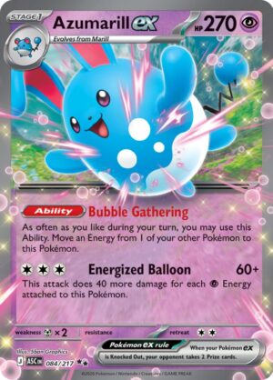 Azumarill ex 084/217 – Double Rare – Ascended Heroes – Pokemon TCG