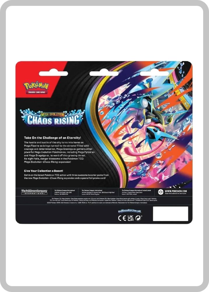 Chaos Rising 3 Pack Blister Charmeleon ESPAÑOL - Pokémon TCG - Imagen 3