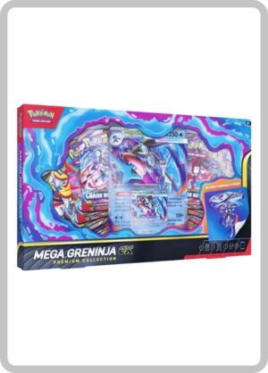 Chaos Rising - Mega Greninja Ex Premium Collection Box - INGLES - Pokémon TCG