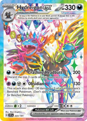 Hydreigon ex 223/191 – Ultra Rare – Surging Sparks – Pokemon TCG