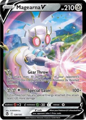 Magearna V 128/195 - Ultra Rare - Silver Tempest - Pokemon TCG