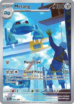 Metang 094/086 – Illustration Rare – Chaos Rising – Pokemon TCG