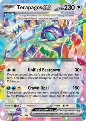 Terapagos ex 179/217 - Double Rare - Ascended Heroes - Pokemon TCG