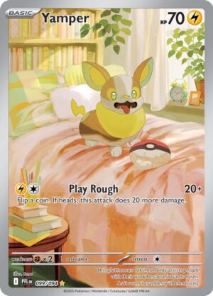 Yamper 099/094 – Illustration Rare – Phantasmal Flames – Pokémon TCG