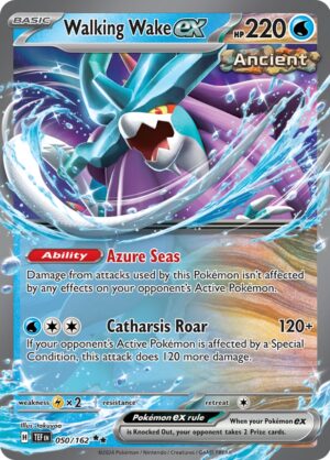 Walking Wake ex 050/162 – Double Rare – Temporal Forces – Pokémon TCG