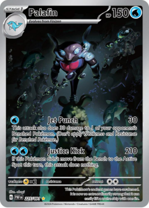 Palafin 225/091 - Illustration Rare - Paldean Fates - Pokemon TCG
